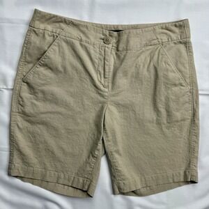 Tommy Bahama Womens' Ellery Fit Khaki‎ Shorts Size 6 Tan Brown